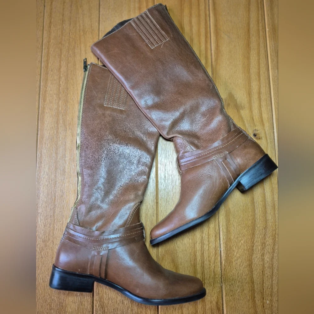 Matisse 'Flashback' Leather Riding‎ Boots - Size 6.5